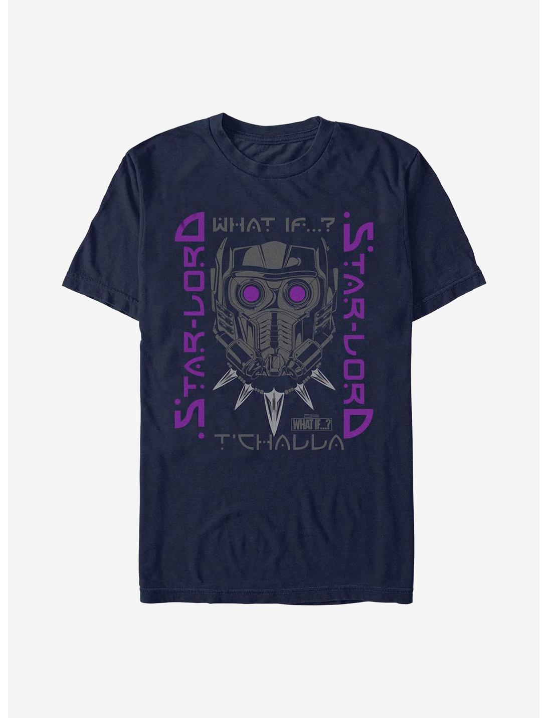 Marvel What If...? Star-Lord T'Challa T-Shirt, NAVY, hi-res
