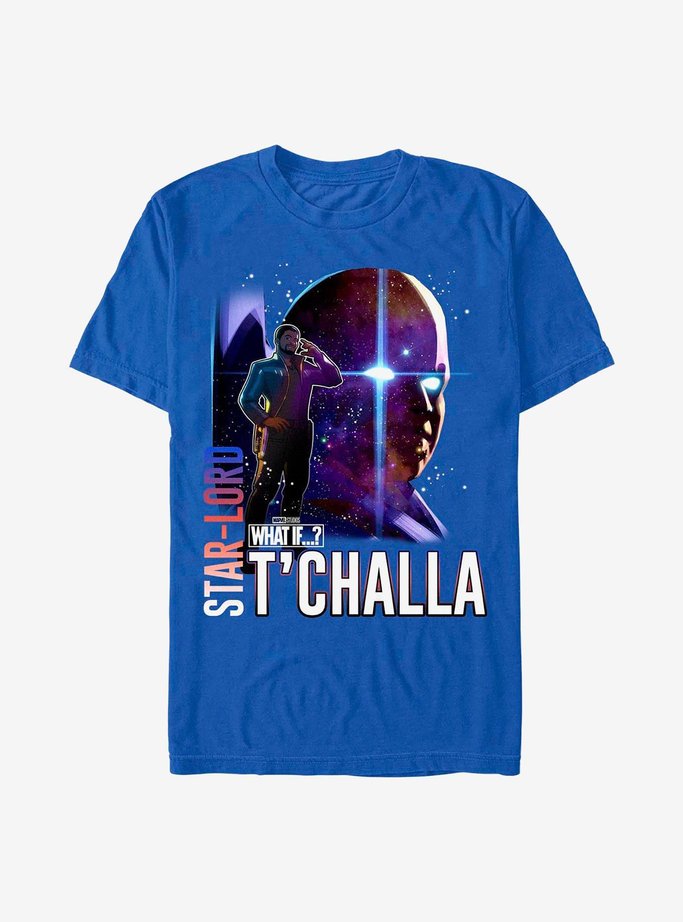 Marvel What If...? Star-Lord Watcher T'Challa T-Shirt, , hi-res