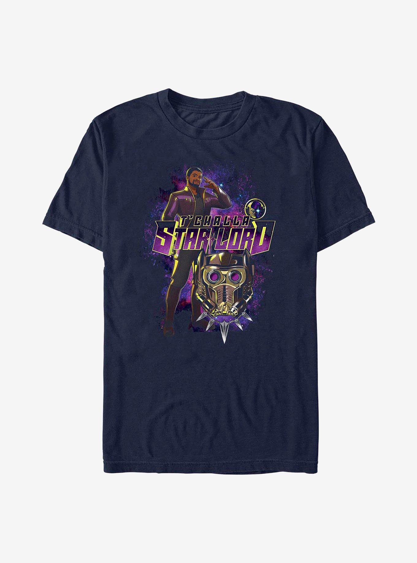 Marvel What If...? T'Challa Star-Lord T-Shirt, NAVY, hi-res