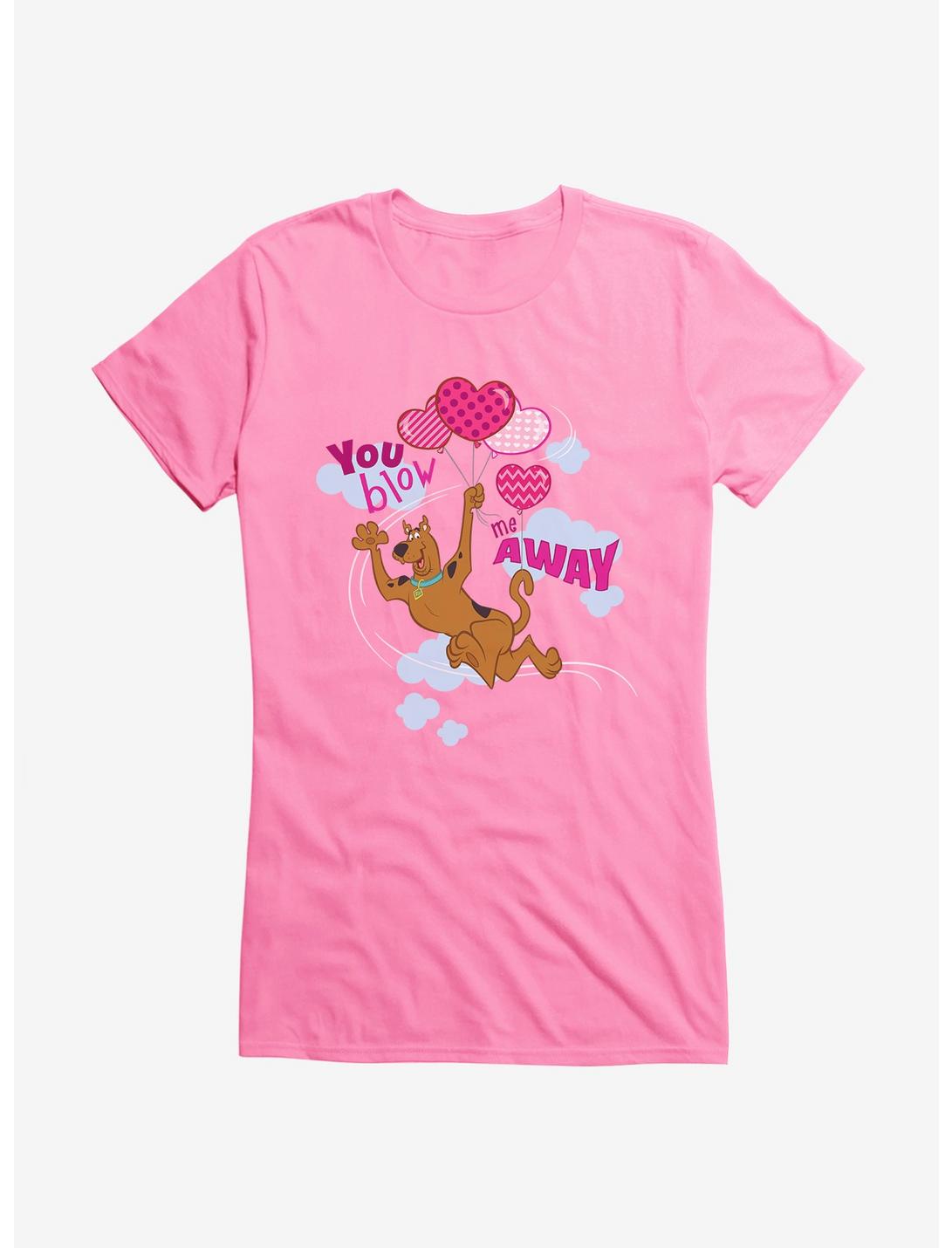 Scooby-Doo Valentines You Blow Me Away Balloons Girls T-Shirt, , hi-res