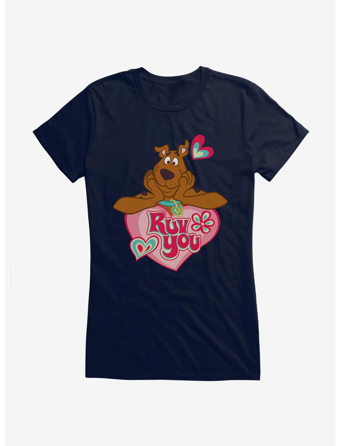 Scooby-Doo Valentines Ruv You Heart Girls T-Shirt, , hi-res