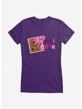 Scooby-Doo Valentines We Just Click Camera Girls T-Shirt, , hi-res