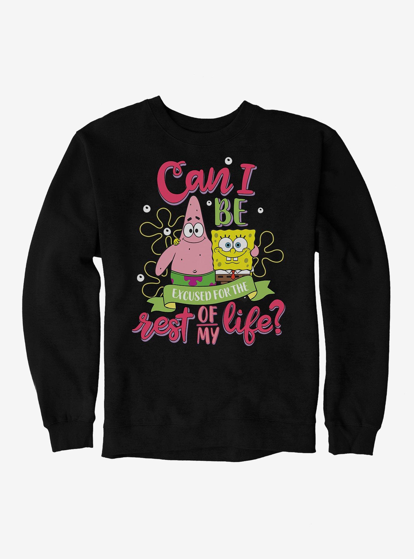 SpongeBob SquarePants Can I Be Excused Sweatshirt, , hi-res