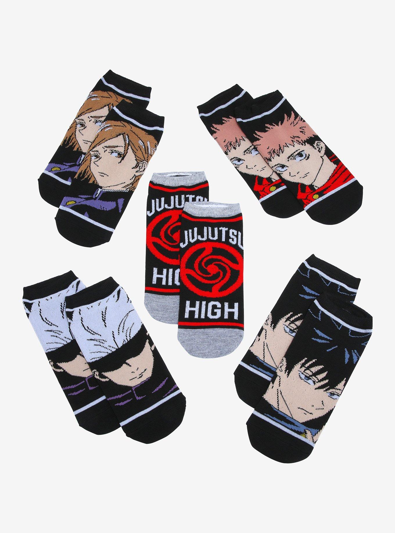 Jujutsu Kaisen Jujutsu Sorcerers Ankle Sock Set, , hi-res