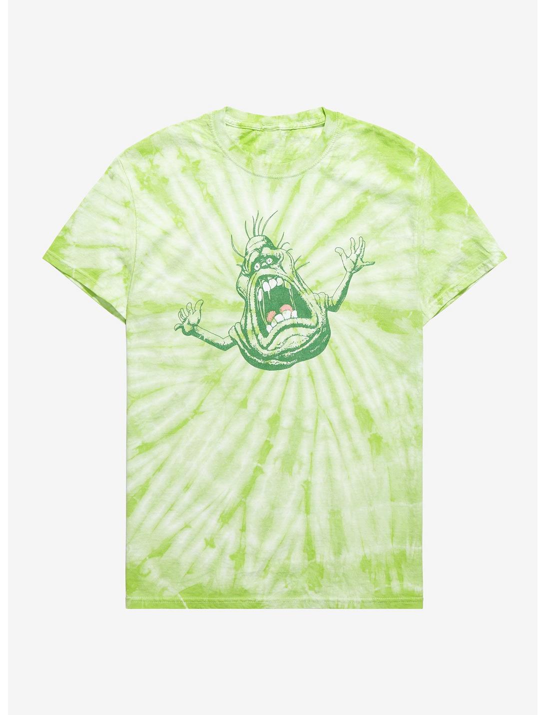 Ghostbusters Slimer Tie-Dye T-Shirt, GREEN, hi-res