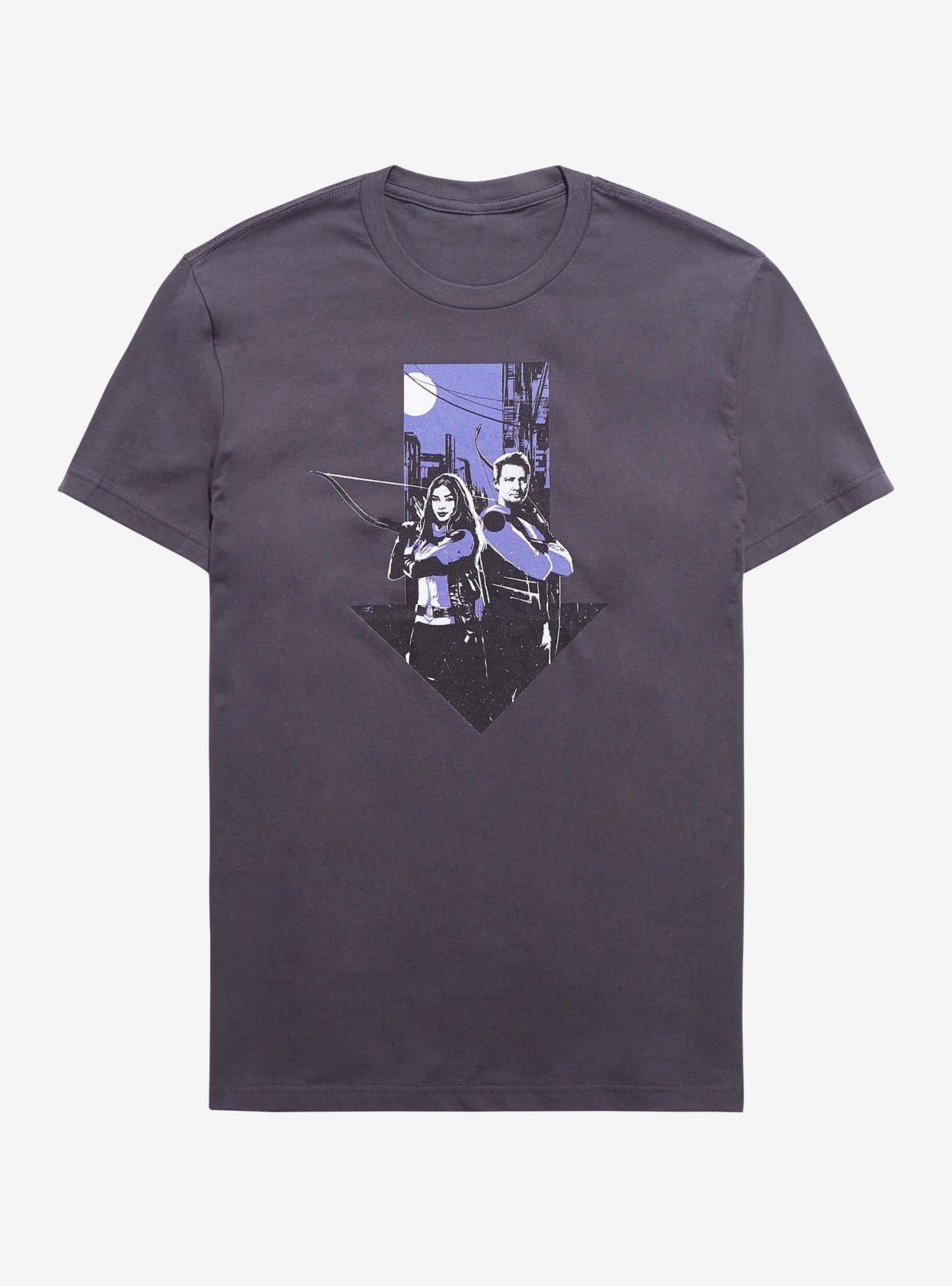 Marvel Hawkeye Clint & Kate Bishop T-Shirt, CHARCOAL, hi-res