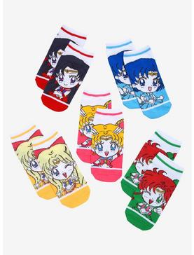 Pretty Guardian Sailor Moon Chibi Character Portraits Sock Set, , hi-res