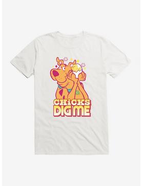 Scooby-Doo Chicks Dig Me T-Shirt, WHITE, hi-res