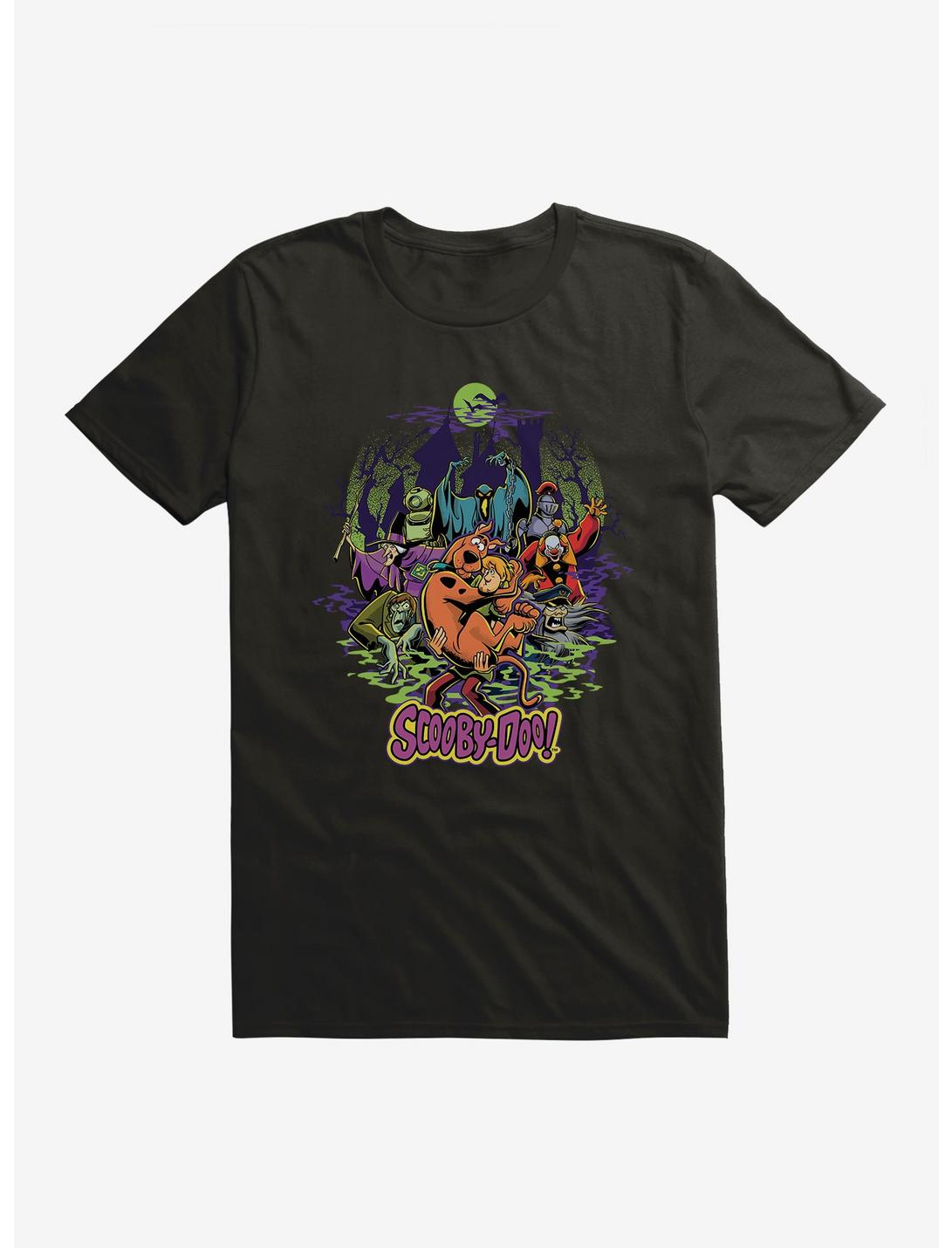 Scooby-Doo Spooky Monsters Shaggy And Scooby T-Shirt, BLACK, hi-res