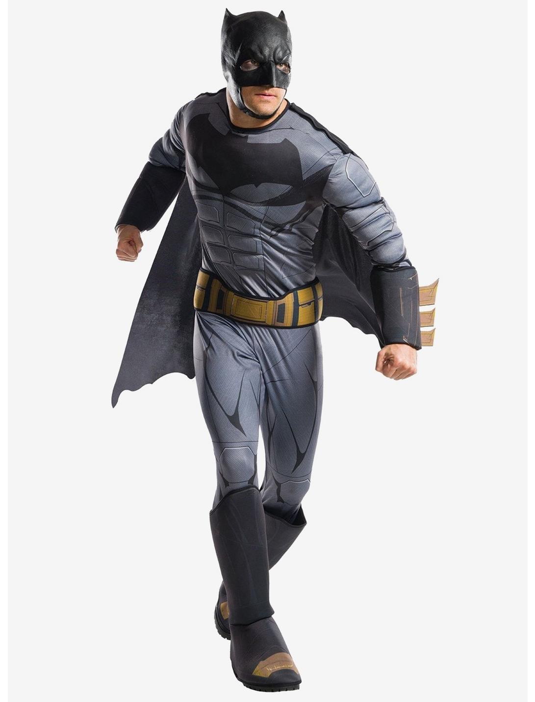 DC Comics Justice League Batman Deluxe Costume, BLACK, hi-res