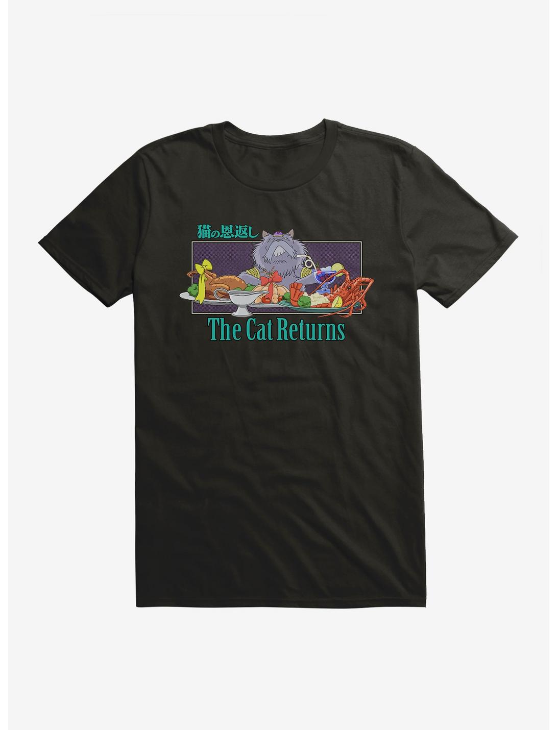 Studio Ghibli The Cat Returns Cat King Feast T-Shirt, , hi-res