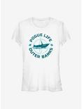 Outer Banks Pogue Life Circle Girls T-Shirt, WHITE, hi-res