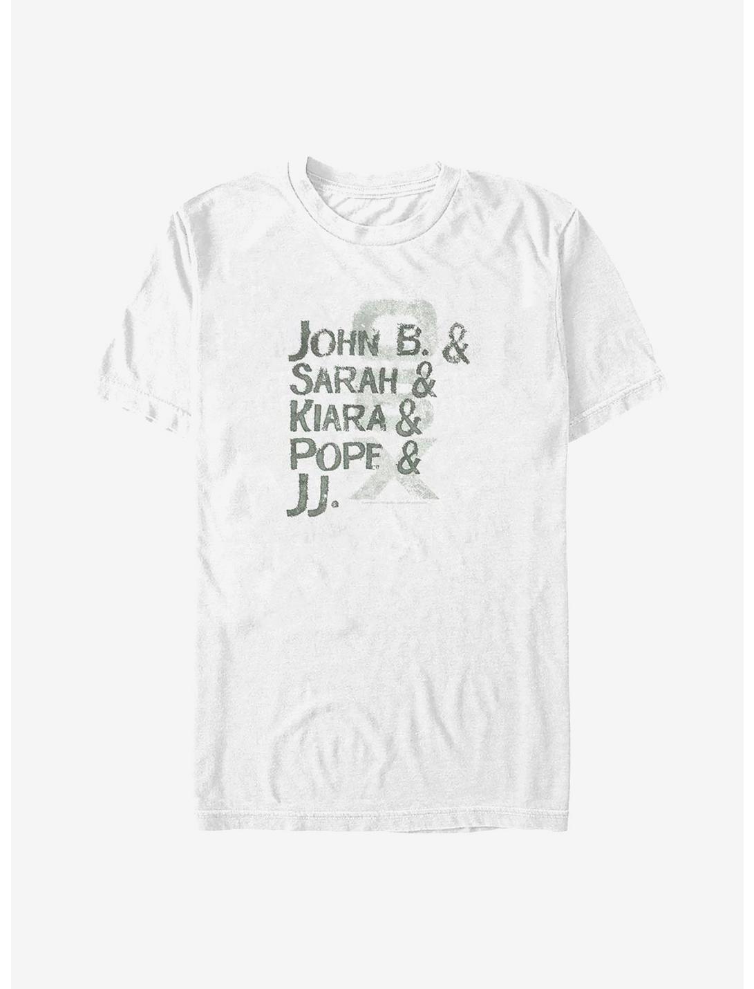 Outer Banks Name Stack T-Shirt, WHITE, hi-res