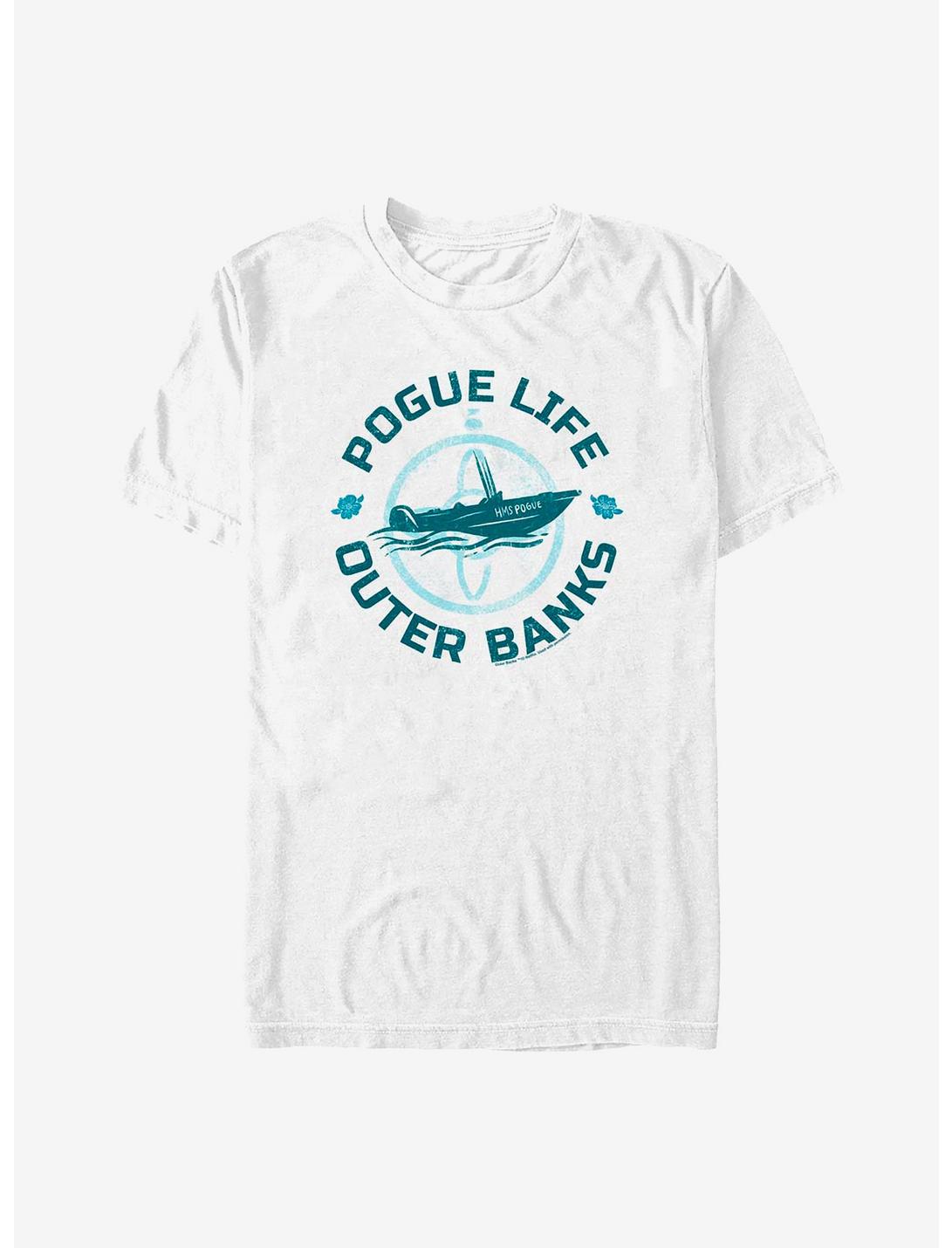 Outer Banks Pogue Life Circle T-Shirt, WHITE, hi-res