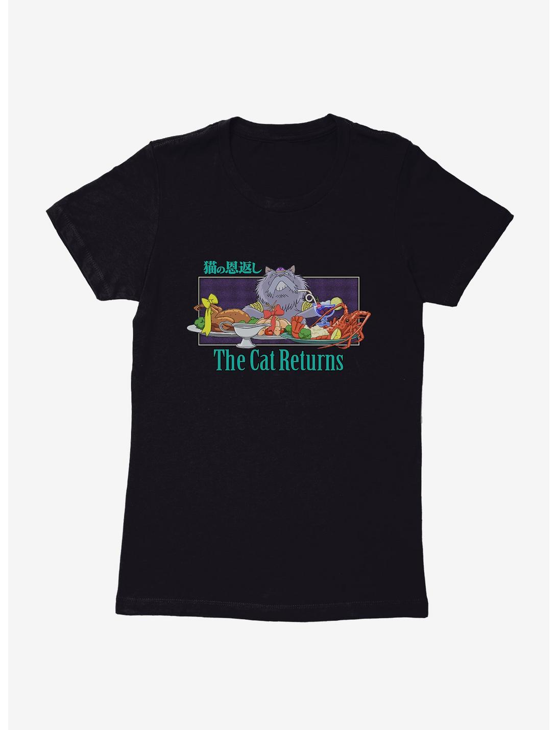 Studio Ghibli The Cat Returns Cat King Feast Womens T-shirt, , hi-res
