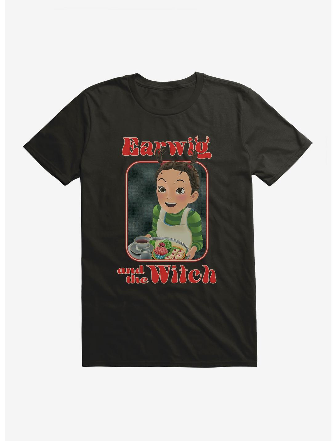 Studio Ghibli Earwig And The Witch Served T-Shirt, BLACK, hi-res