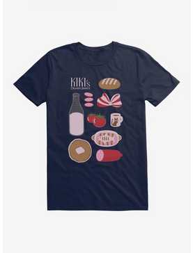 Studio Ghibli Kiki's Delivery Service Essential Foods T-Shirt, MIDNIGHT NAVY, hi-res