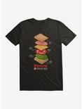 Studio Ghibli Ponyo Deconstructed Ham Sandwich T-Shirt, BLACK, hi-res