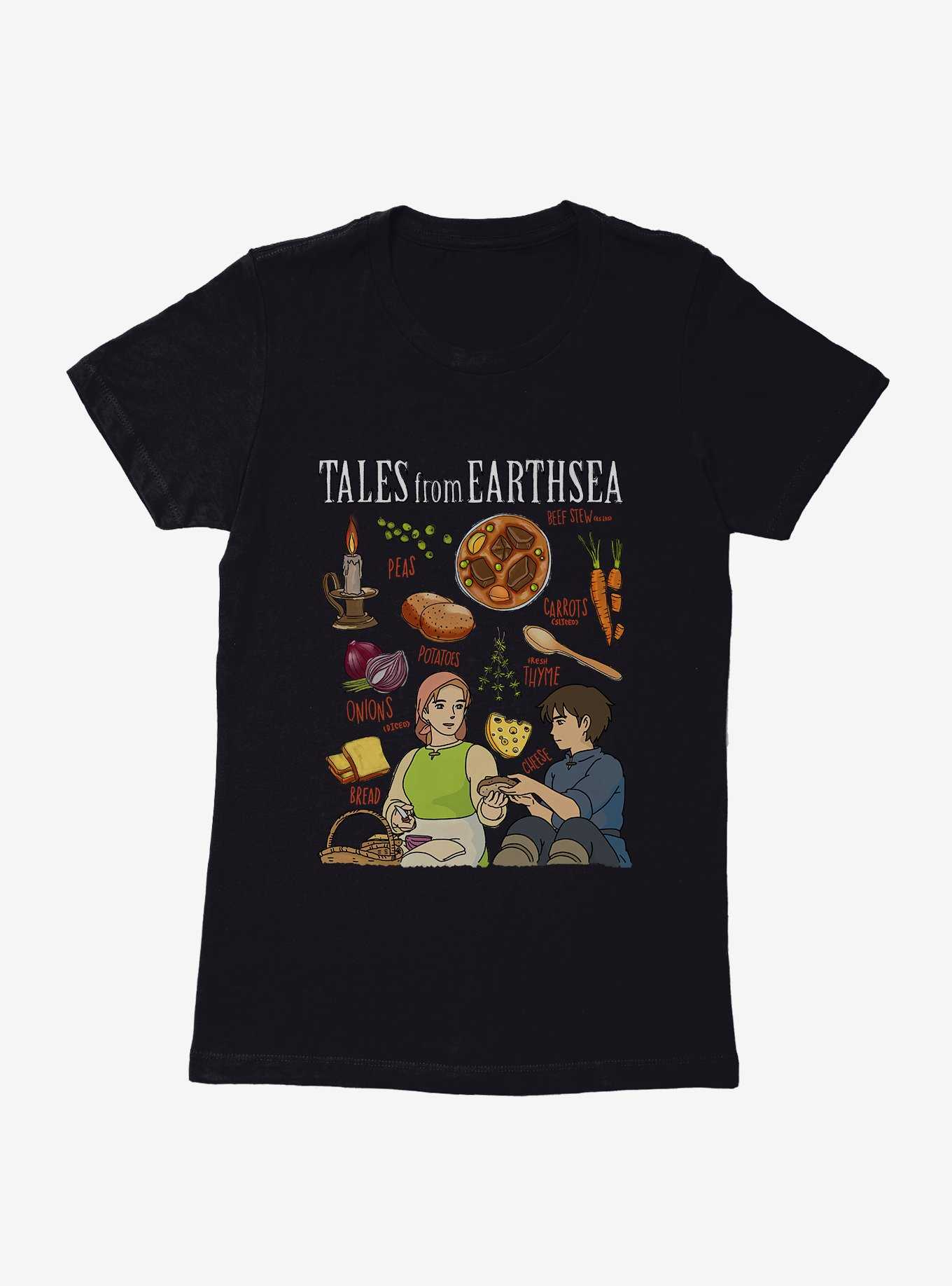 Studio Ghibli Tales From Earthsea Beef Stew Recipe Womens T-shirt, , hi-res