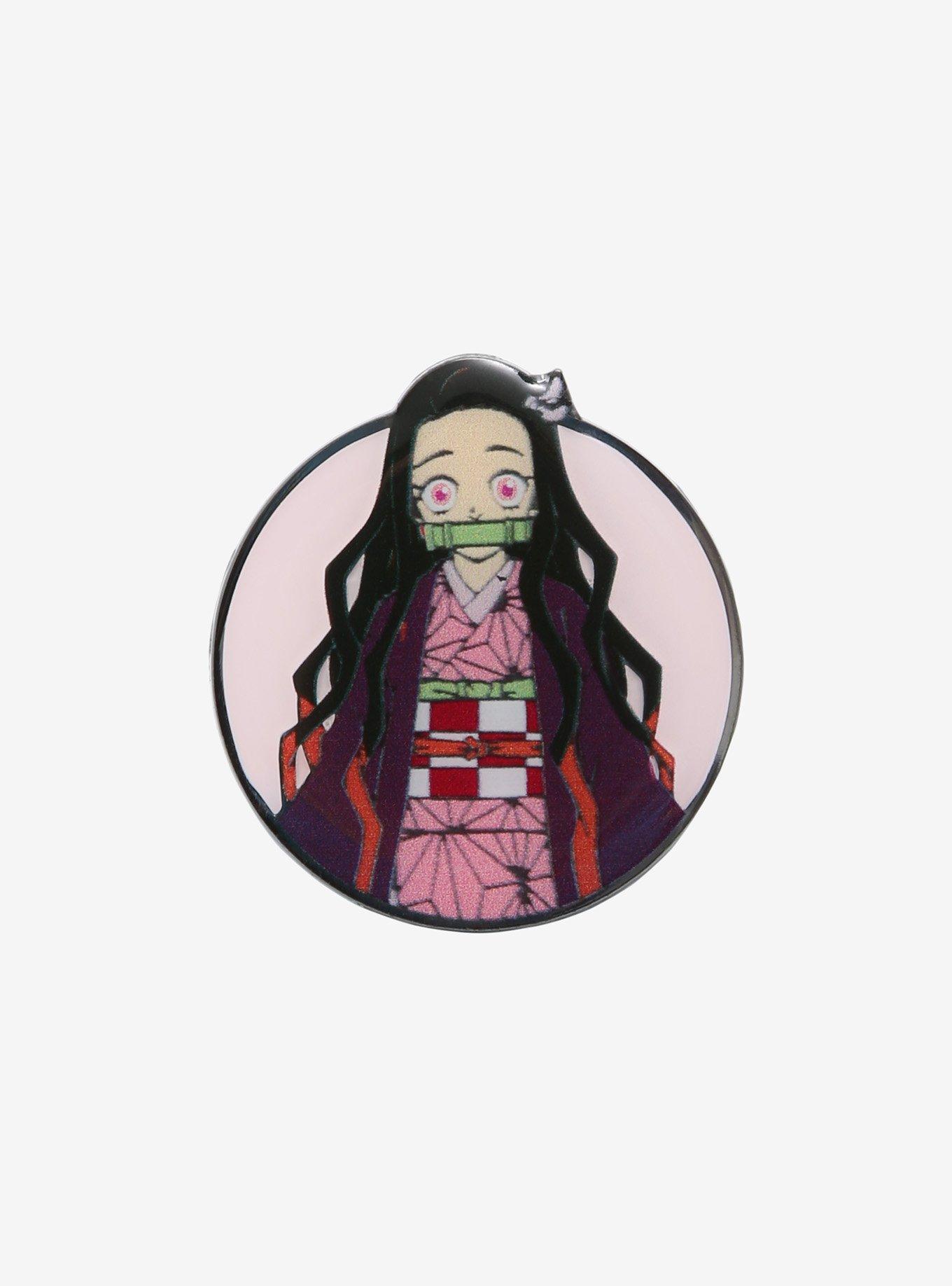 Demon outlet slayer nezuko kamado cheerleader enamel pin