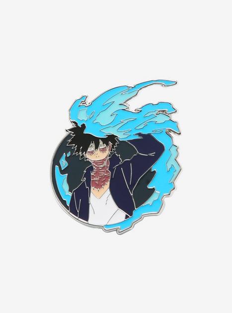 White Haired Dabi Hard 2024 Enamel Pin