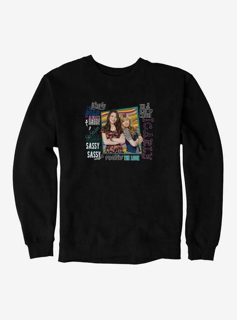 Icarly Carly And Sam Bold And Sassy Sweatshirt Hot Topic 1947