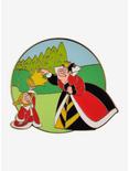 Disney Alice in Wonderland The King and Queen of Hearts Circle Frame Enamel Pin - BoxLunch Exclusive, , hi-res