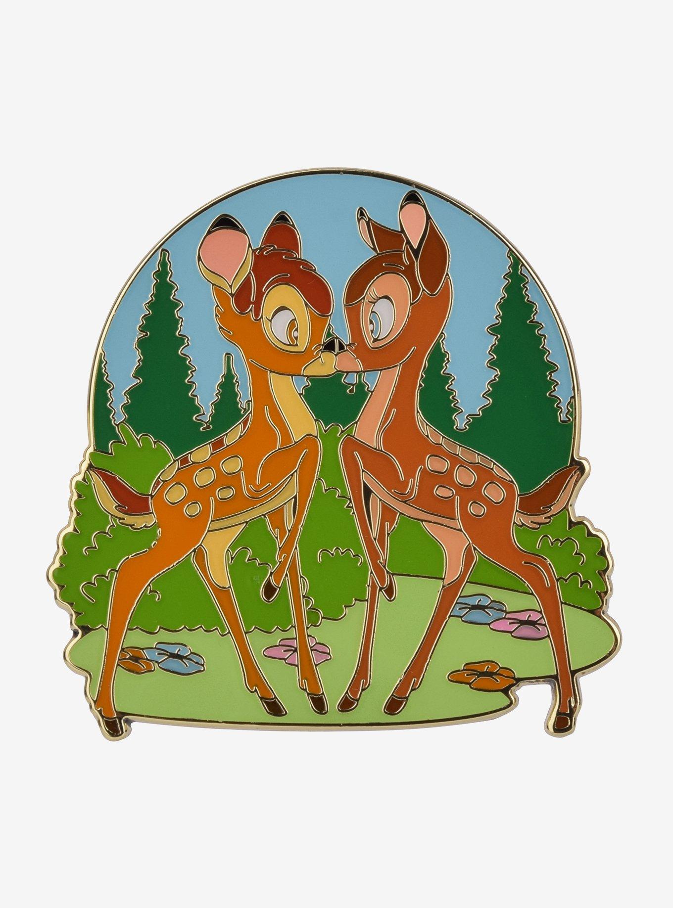 Disney Bambi & Faline Circle Frame Enamel Pin - BoxLunch