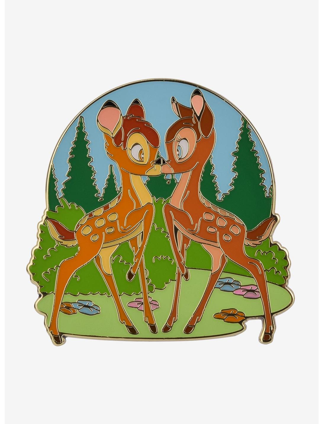 Disney Bambi & Faline Circle Frame Enamel Pin - BoxLunch Exclusive, , hi-res