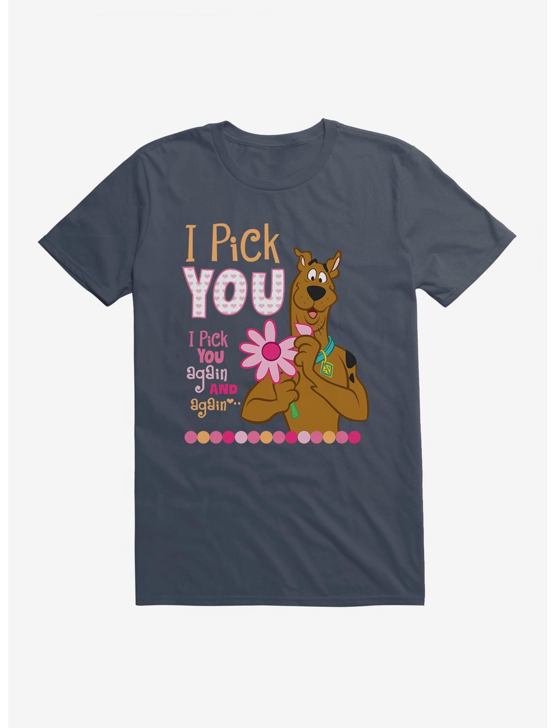 Scooby-Doo Valentines I Pick You Flowers T-Shirt, , hi-res