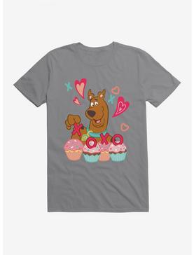 Scooby-Doo Valentines XOXO Cupcake T-Shirt, STORM GREY, hi-res