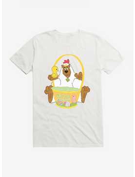 Scooby-Doo Happy Easter Basket T-Shirt, WHITE, hi-res