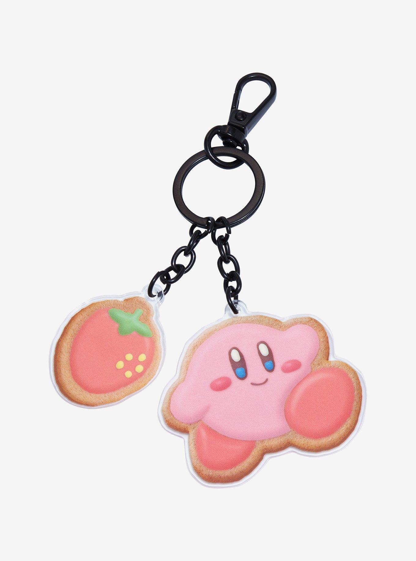 Nintendo Kirby Strawberry Cookie Charm Keychain - BoxLunch Exclusive