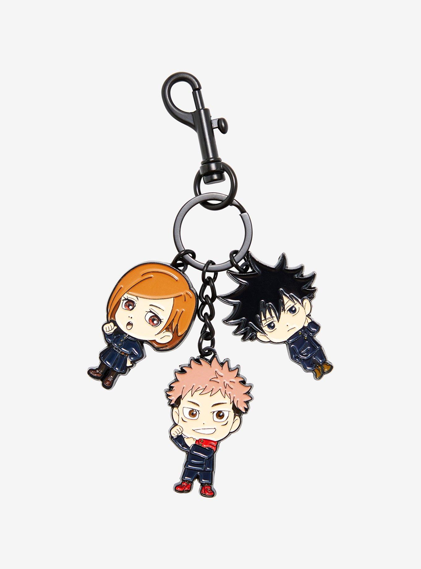 Jujutsu Kaisen Chibi Jujutsu Sorcerers Multi-Charm  Keychain - BoxLunch Exclusive, , hi-res