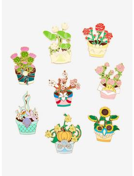 Loungefly Disney Princess Potted Plant Blind Box Enamel Pin - BoxLunch Exclusive, , hi-res