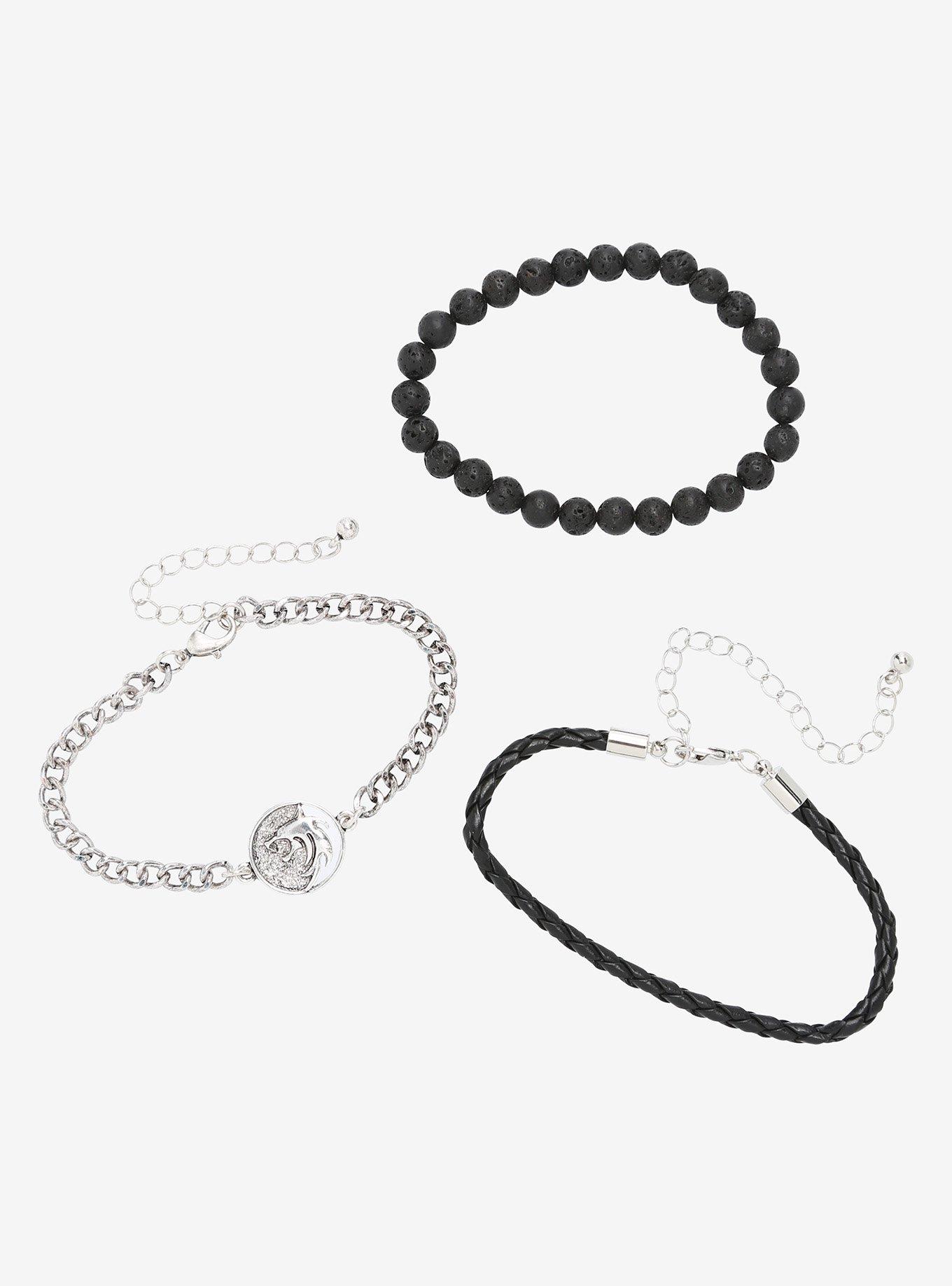 The Witcher Geralt Gwynbleidd Symbol Bracelet Set, , hi-res