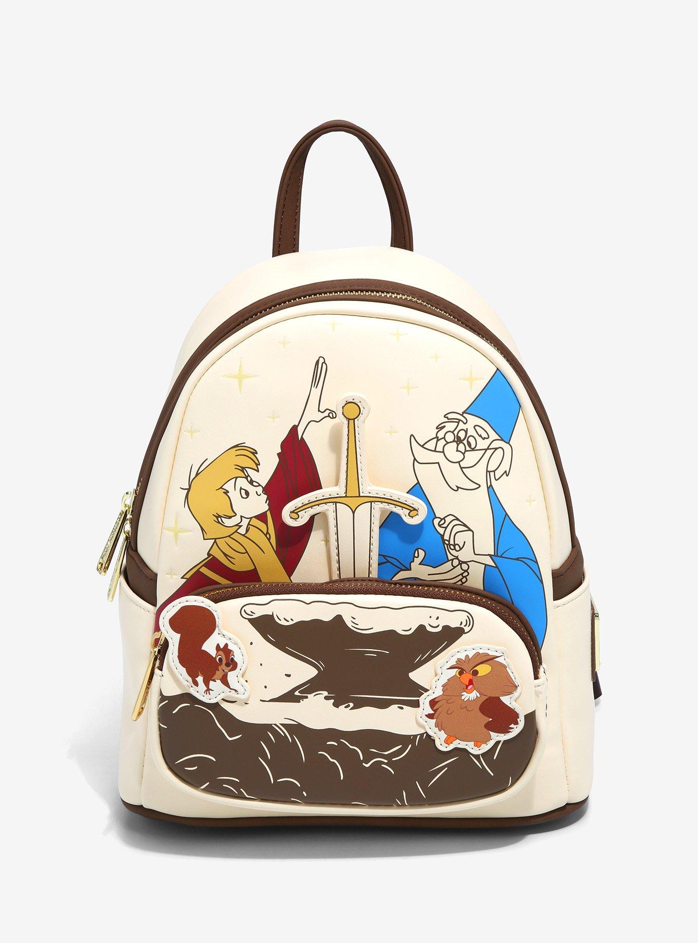 Loungefly Soft Tag Sword In The Stone The Sword In The Stone Stained Glass Portrait Disney  main image 2