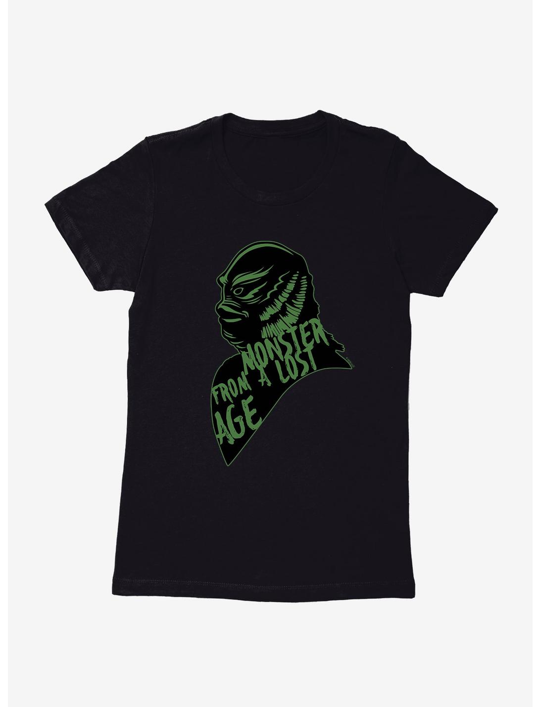 Universal Monsters The Creature From The Black Lagoon From A Lost Age Womens T-Shirt, BLACK, hi-res