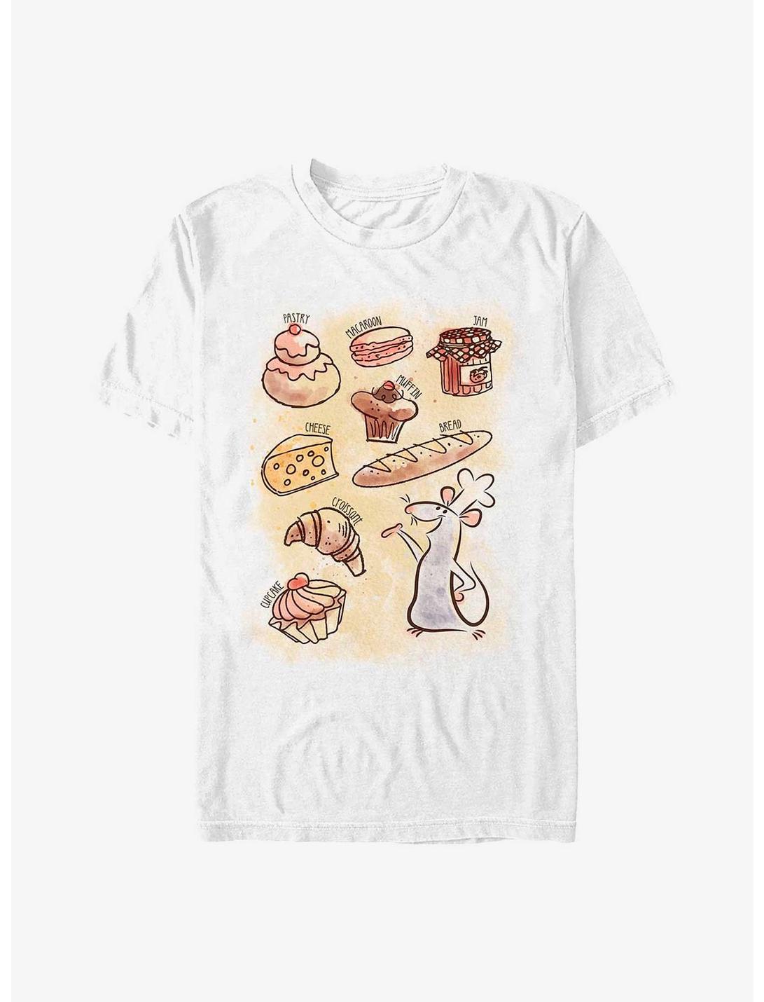 Disney Pixar Ratatouille Watercolor Remy T-Shirt, WHITE, hi-res