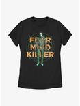 Dune Fear Is The Mind Killer Overlay Womens T-Shirt, BLACK, hi-res