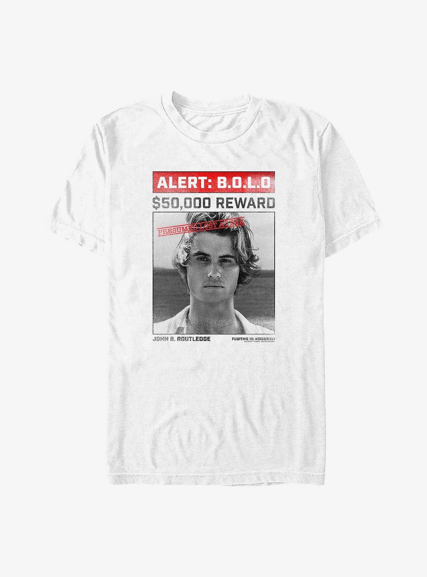 Outer Banks Wanted Poster T-Shirt, WHITE, hi-res