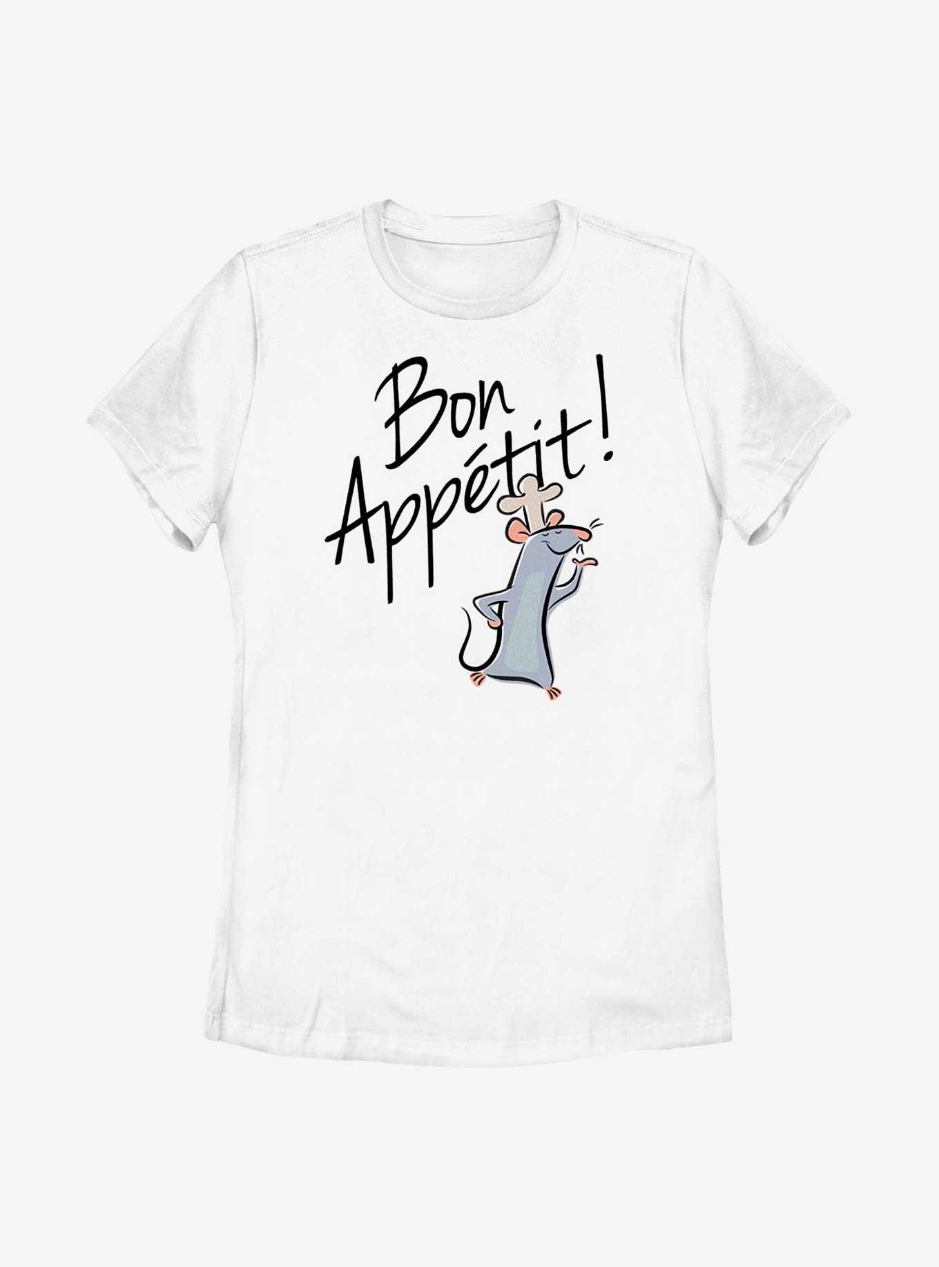 Disney Pixar Ratatouille Bon App?t Womens T-Shirt, WHITE, hi-res