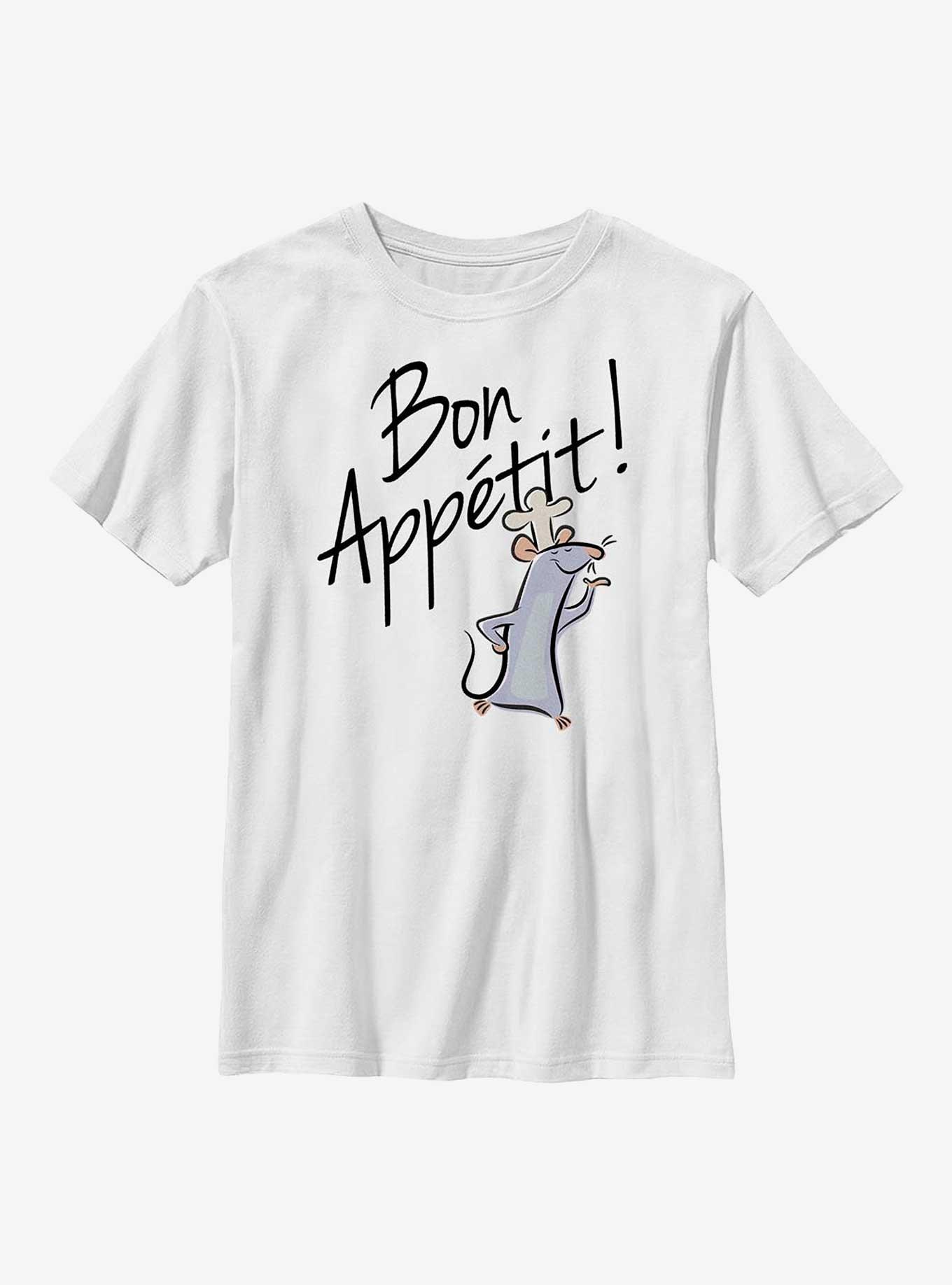 Disney Pixar Ratatouille Bon App?t Youth T-Shirt, WHITE, hi-res