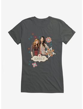 iCarly And Sam Cute Flowers Girls T-Shirt, , hi-res