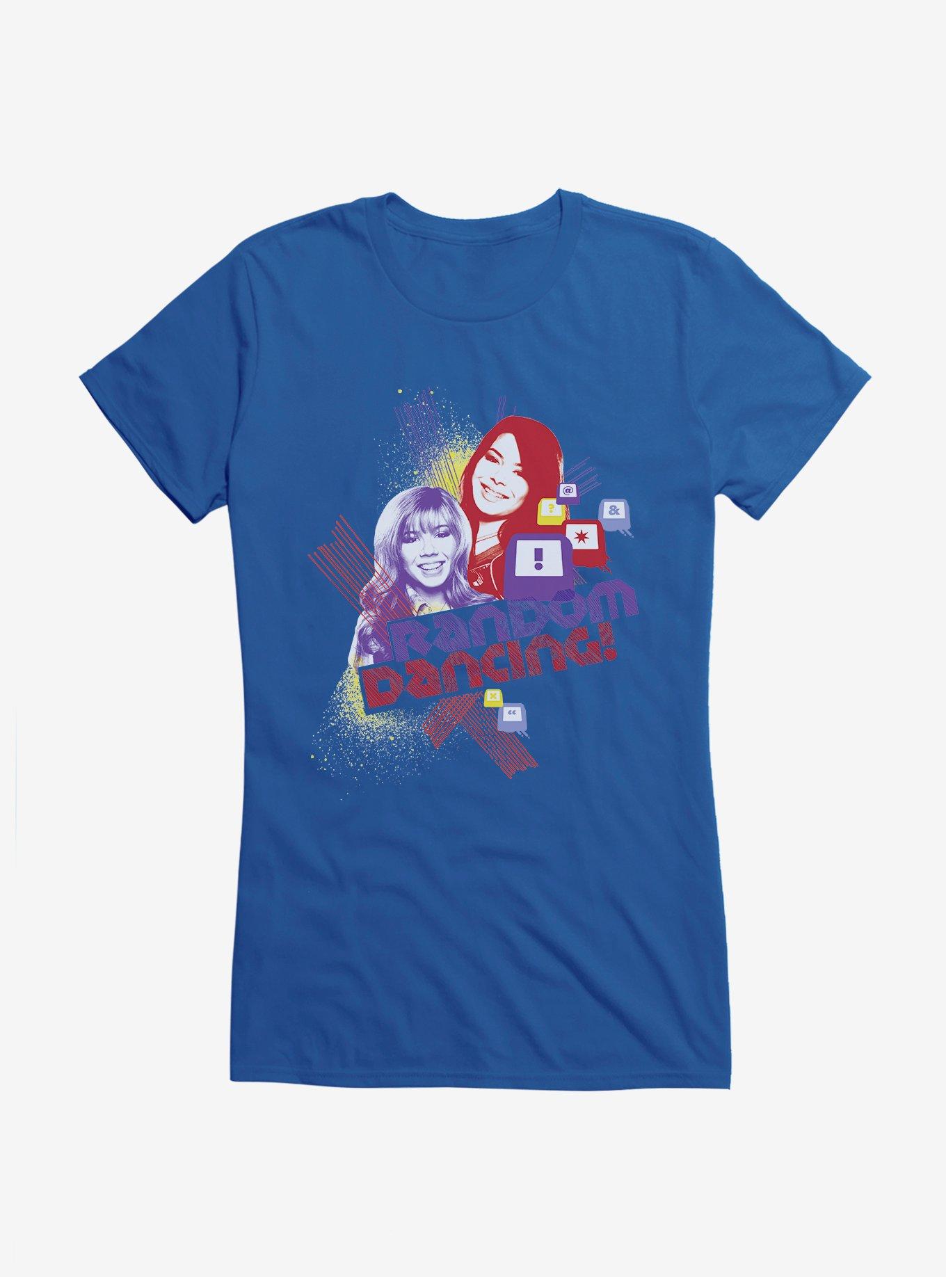 iCarly Carly And Sam Random Dancing Girls T-Shirt, ROYAL, hi-res