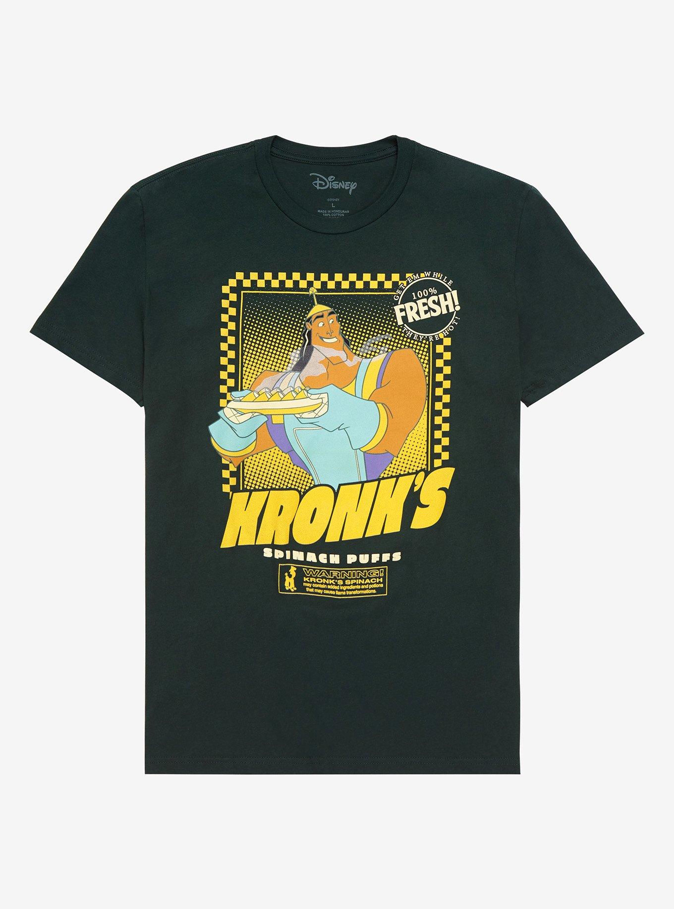 Disney The Emperor's New Groove Kronk's Spinach Puffs T-Shirt - BoxLunch Exclusive, , hi-res
