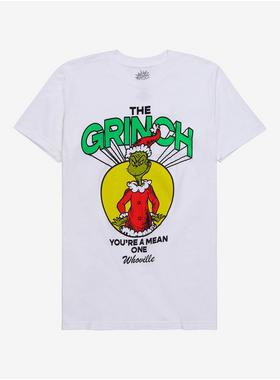 NEW Boutique Dr Seuss Grinch Stole Christmas Girls Ruffle Sleeve Shirt