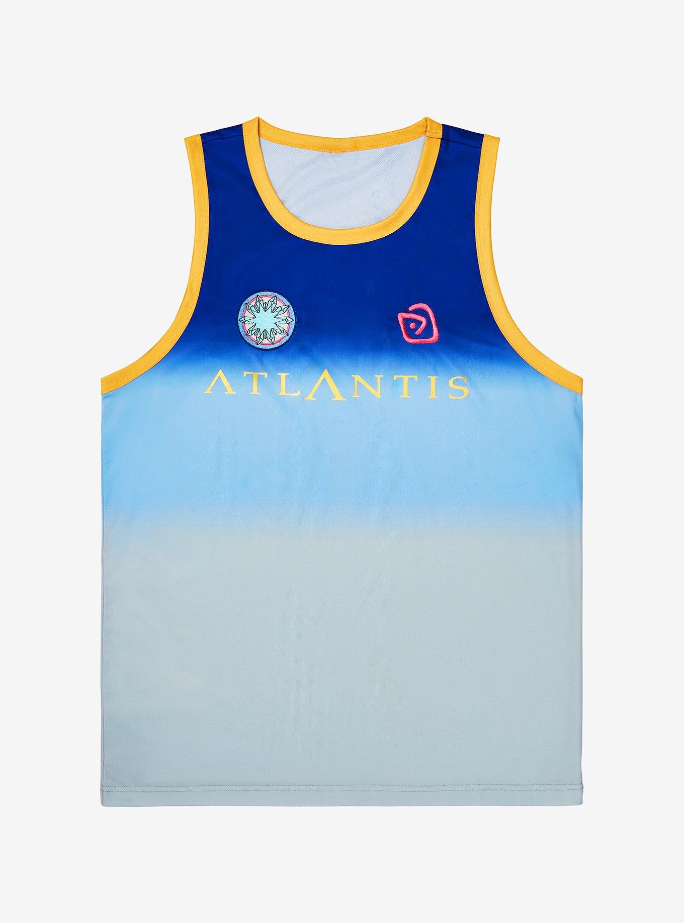 Disney Atlantis Kida Basketball Jersey - BoxLunch Exclusive, BLUE, hi-res