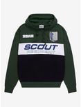 Attack on Titan Scout Regiment Panel Hoodie - BoxLunch Exclusive, GREEN, hi-res