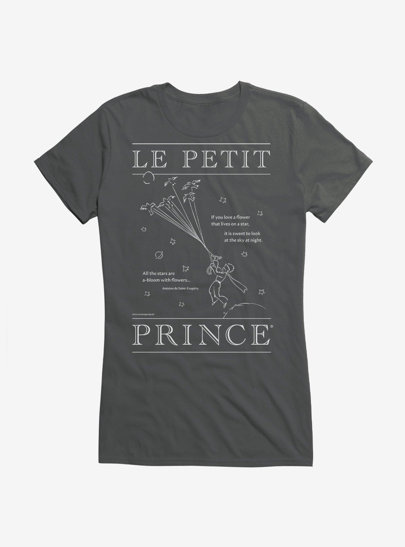 The Little Prince All The Stars Girls T-Shirt, CHARCOAL, hi-res